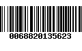 Código de Barras 0068820135623