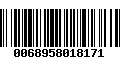 Código de Barras 0068958018171