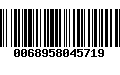 Código de Barras 0068958045719