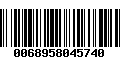 Código de Barras 0068958045740