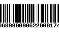 Código de Barras 00689900906220001743