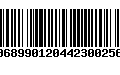 Código de Barras 00689901204423002567