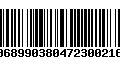 Código de Barras 00689903804723002168
