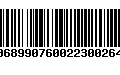 Código de Barras 00689907600223002648