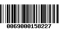 Código de Barras 0069000158227