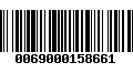 Código de Barras 0069000158661