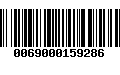 Código de Barras 0069000159286