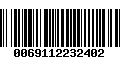 Código de Barras 0069112232402