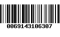 Código de Barras 0069143106307