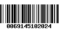 Código de Barras 0069145102024