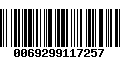 Código de Barras 0069299117257