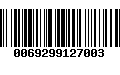 Código de Barras 0069299127003