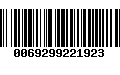 Código de Barras 0069299221923