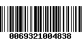 Código de Barras 0069321004838