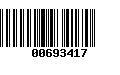 Código de Barras 00693417