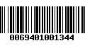 Código de Barras 0069401001344