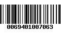 Código de Barras 0069401007063