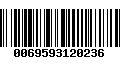 Código de Barras 0069593120236