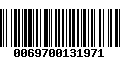 Código de Barras 0069700131971