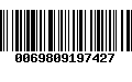 Código de Barras 0069809197427