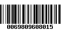 Código de Barras 0069809608015