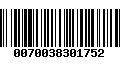 Código de Barras 0070038301752