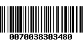 Código de Barras 0070038303480