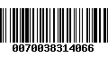 Código de Barras 0070038314066