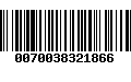 Código de Barras 0070038321866