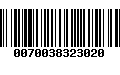 Código de Barras 0070038323020