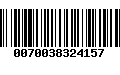 Código de Barras 0070038324157