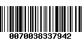 Código de Barras 0070038337942