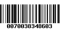 Código de Barras 0070038348603