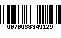 Código de Barras 0070038349129