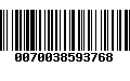 Código de Barras 0070038593768