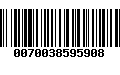 Código de Barras 0070038595908