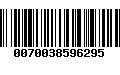 Código de Barras 0070038596295