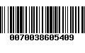 Código de Barras 0070038605409