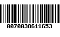 Código de Barras 0070038611653