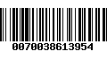 Código de Barras 0070038613954