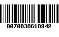 Código de Barras 0070038618942