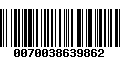 Código de Barras 0070038639862