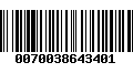 Código de Barras 0070038643401