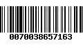 Código de Barras 0070038657163