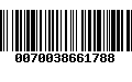 Código de Barras 0070038661788