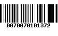 Código de Barras 0070070101372