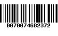 Código de Barras 0070074682372