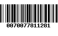 Código de Barras 0070077811281