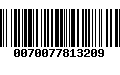 Código de Barras 0070077813209