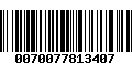 Código de Barras 0070077813407